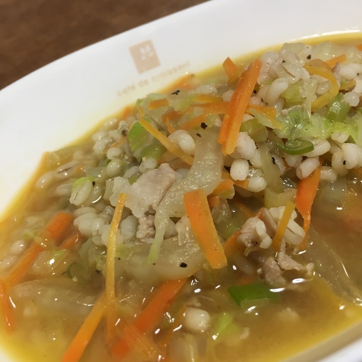 もち麦カレー味スープ レシピ 作り方 By Mayu 12 楽天レシピ もち麦カレー味スープ レシピ 作り方 By Mayu 12 楽天レシピ